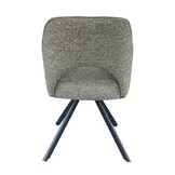 Livingfurn - Eetkamerstoel Helen Turtle - Grijs - Set van 2