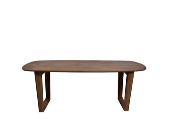 Livingfurn - Eetkamertafel Cortez - Bruin - Mangohout - 200 cm