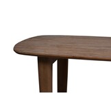 Livingfurn - Eetkamertafel Cortez - Bruin - Mangohout - 200 cm