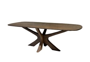 Brix - Eetkamertafel Montreaux - Bruin - Mangohout - 250 cm