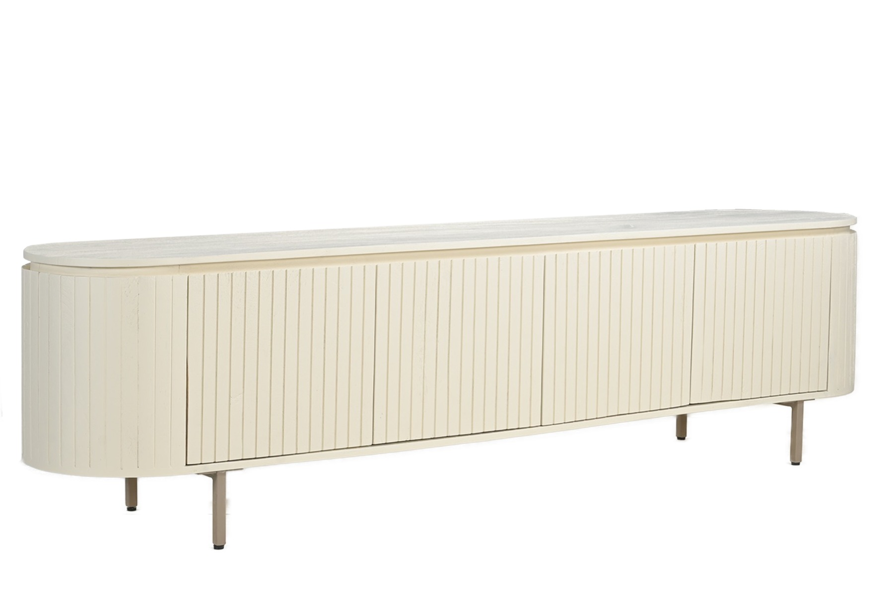 Livingfurn - Tv-meubel Patou - Ivoor - 210 cm