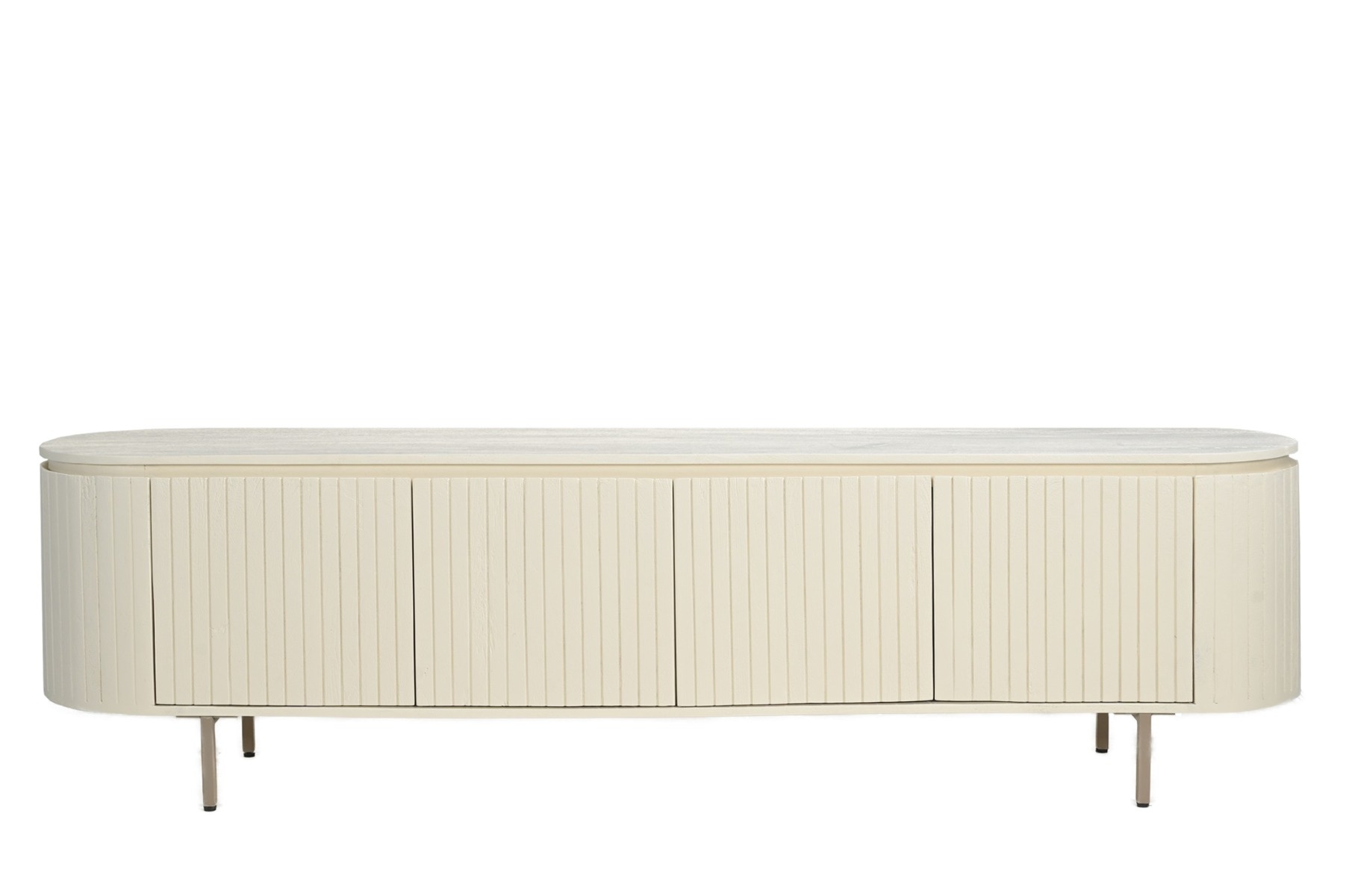 Livingfurn - Tv-meubel Patou - Ivoor - 210 cm