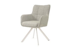 Livingfurn - Eetkamerstoel Tori Sand - Naturel - Set van 2