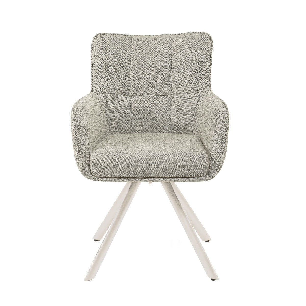 Livingfurn - Eetkamerstoel Tori Sand - Naturel - Set van 2