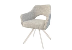 Livingfurn - Eetkamerstoel Helen Sand - Naturel - Set van 2