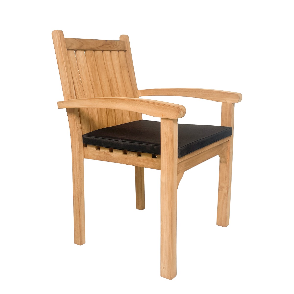 Livingfurn - Tuinstoel Marco - Bruin - Teakhout