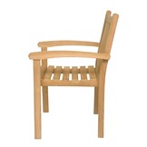 Livingfurn - Tuinstoel Marco - Bruin - Teakhout