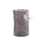 Present Time - Vaas Bird On Branch Small - Donkergrijs