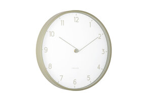 Karlsson - Wandklok Sencillez - Tea green- Ø30cm