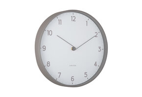 Karlsson - Wandklok Sencillez - Donkergrijs- Ø30cm