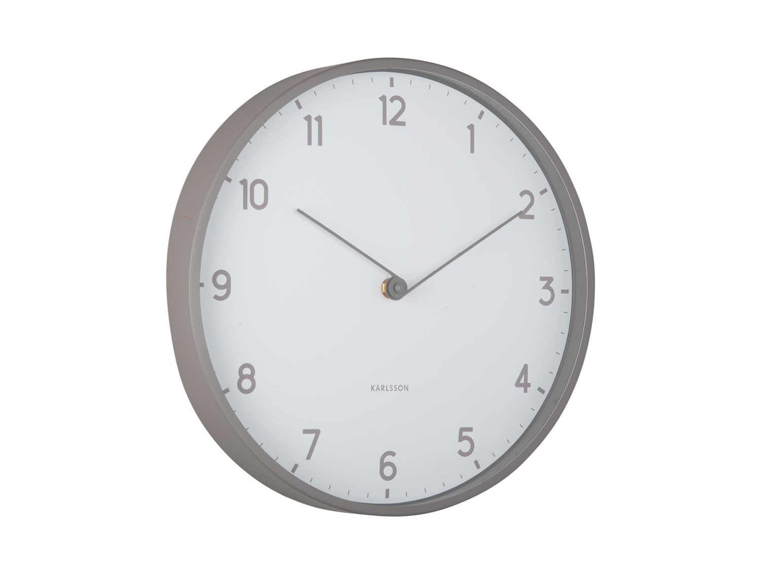 Karlsson - Wandklok Sencillez - Donkergrijs- Ø30cm