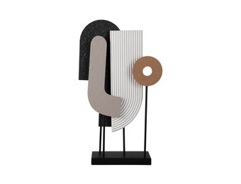 Present Time - Beeld Abstract Art High - Multicolor