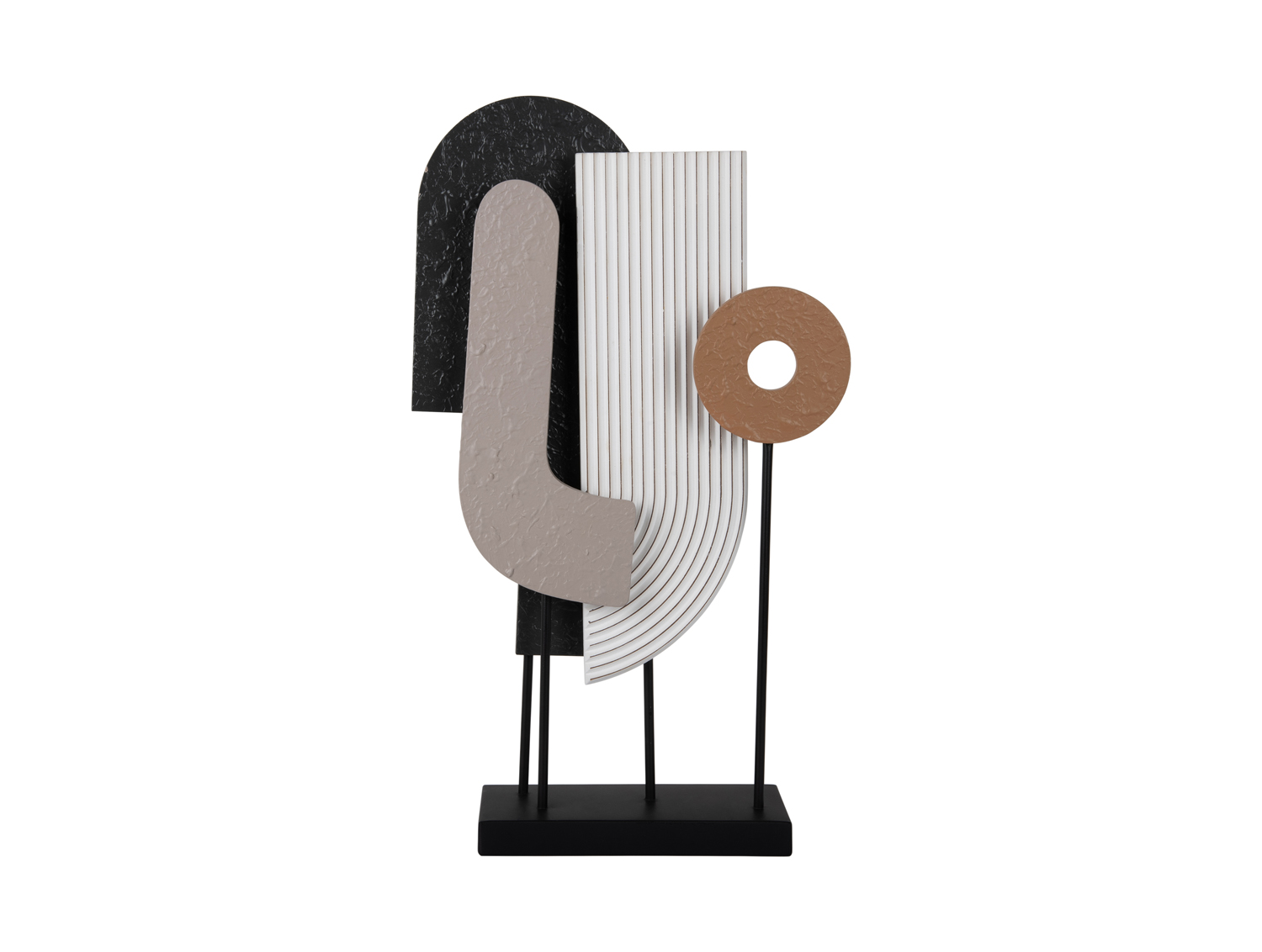 Present Time - Beeld Abstract Art High - Multicolor