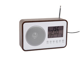 Karlsson - Wekker FM Radio - Donker hout