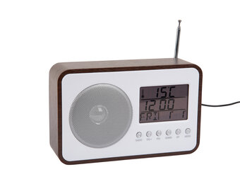 Karlsson - Wekker FM Radio - Donker hout