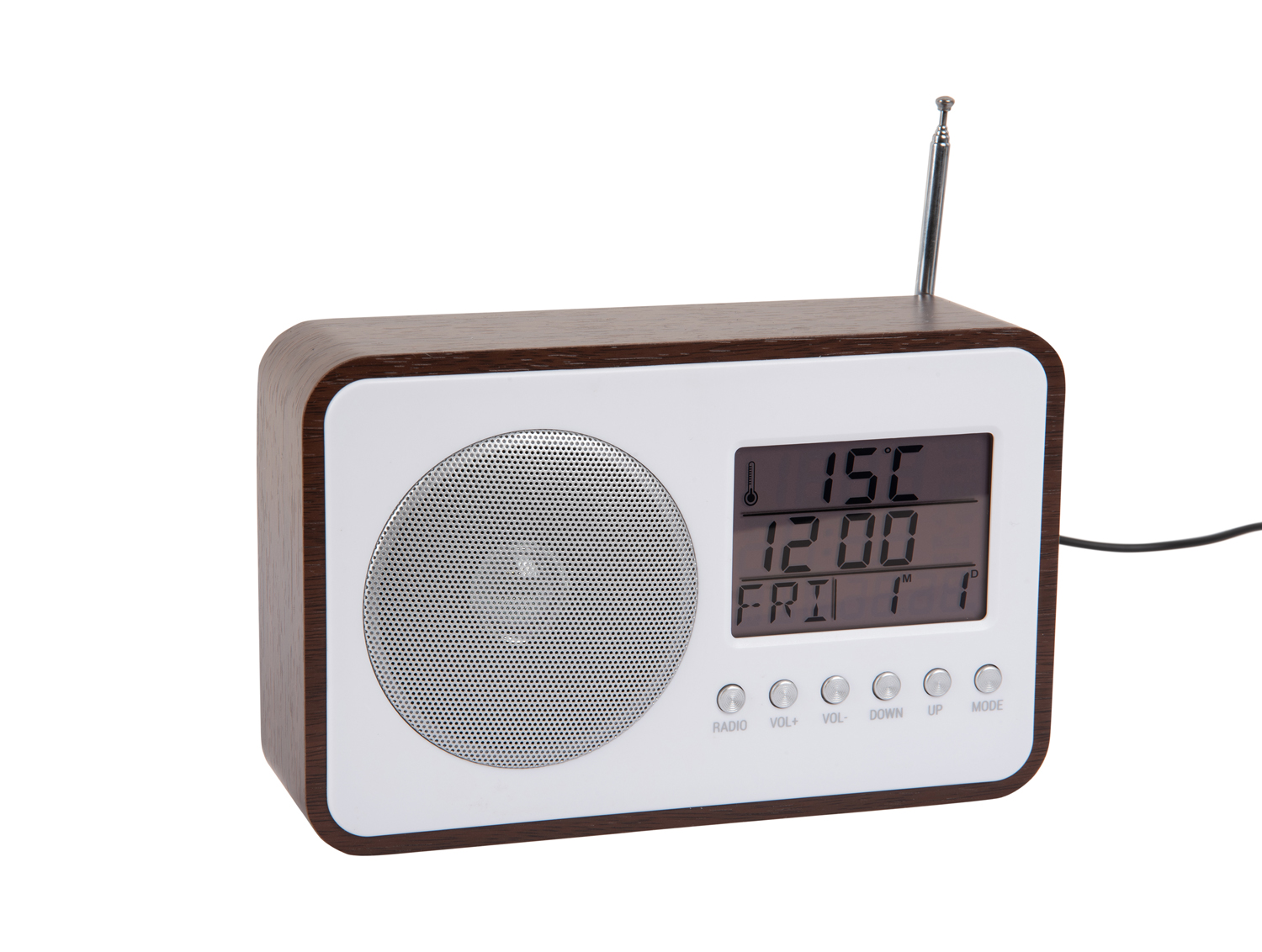 Karlsson - Wekker FM Radio - Donker hout