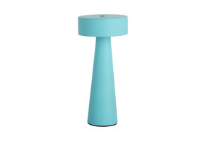 Leitmotiv - Tafellamp Mini LED Ring - Turquoise blue