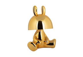 Leitmotiv - Tafellamp Bunny LED w. Bluetooth Speaker - Verguld