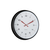 Karlsson - Wandklok Modern Factory - Black & bright red- Ø30cm