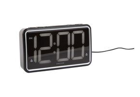 Karlsson - Wekker New Retro - Zwart