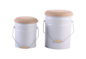 Leitmotiv - Kruk Set Buckets - Wit