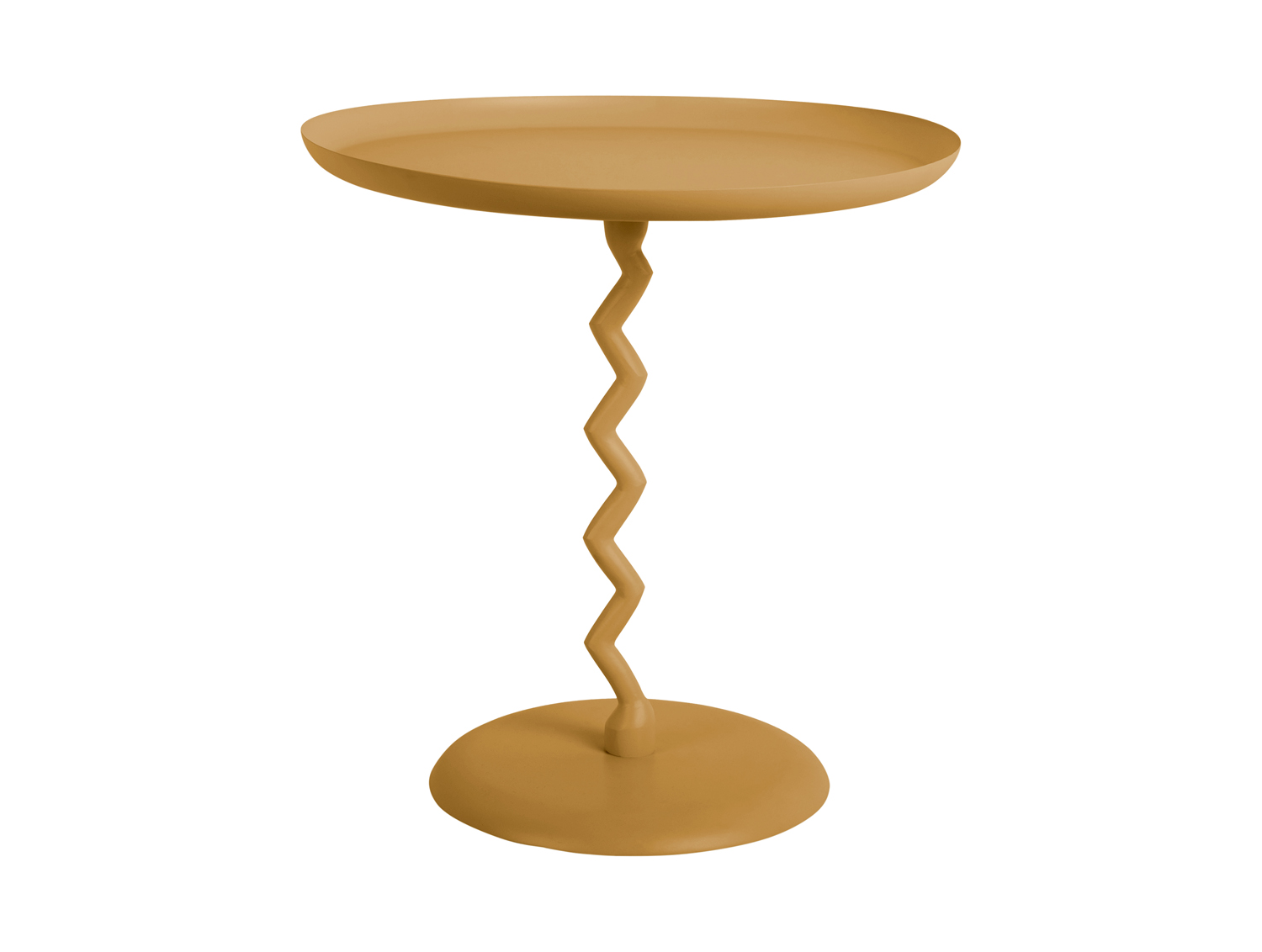 Leitmotiv - Bijzettafel Zig Zag Medium - Okergeel