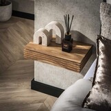 Hoyz Collection - Nachtkastje Set-2 Layer L - Massief Acacia Naturel - Set-2 - 40cm breed