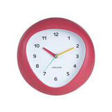 Karlsson - Wandklok Funky Vibes - Scarlet red- Ø25,5cm
