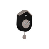 Karlsson - Wandklok Grato Cuckoo - Black & warm grey