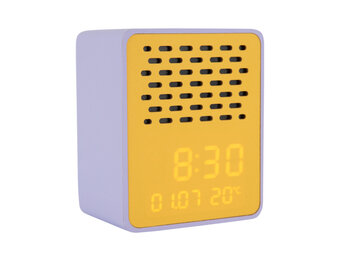 Karlsson - Wekker Funky Vibes Blue Tooth Speaker - Purple & yellow