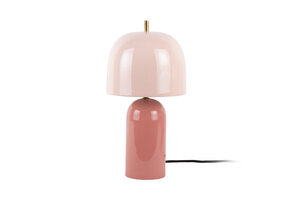 Leitmotiv - Tafellamp Rico - Tan rose & soft pink