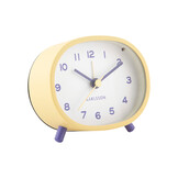 Karlsson - Wekker Cheeky Oval - Zachtgeel