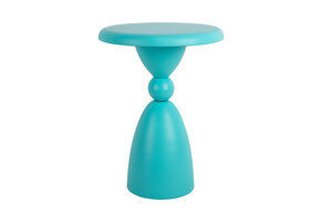 Leitmotiv - Bijzettafel Folly Outdoor - Turquoise blue