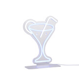 Leitmotiv - Neon Light Coctail w. Straw - Blauw