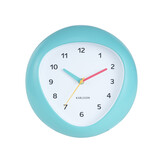 Karlsson - Wandklok Funky Vibes - Turquoise blue- Ø25,5cm
