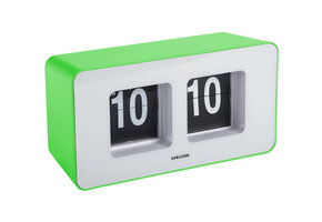 Karlsson - Wand/Tafelklok Funky Flip - Heldergroen