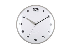 Karlsson - Wandklok Brisk Dome - Donkergrijs- Ø40cm