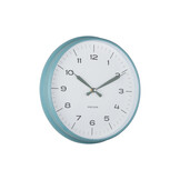 Karlsson - Wandklok Modern Factory - Misty blue & jungle green- Ø30cm
