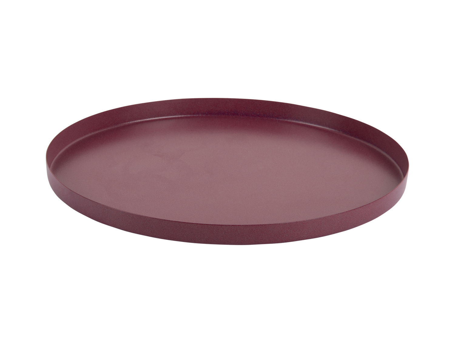 Present Time - Dienblad Servir Rond Extra Small - Dark mauve