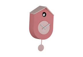 Karlsson - Wandklok Grato Cuckoo - Tan rose & soft pink
