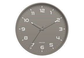 Karlsson - Wandklok Orgullo - Donkergrijs- Ø40cm