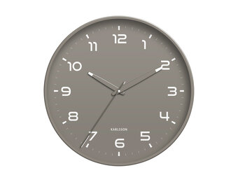 Karlsson - Wandklok Orgullo - Donkergrijs- Ø40cm