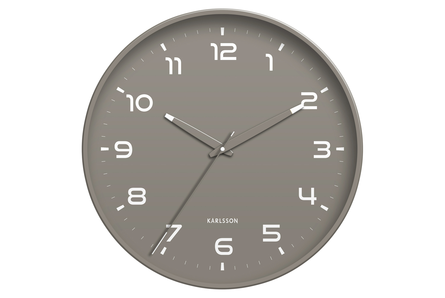 Karlsson - Wandklok Orgullo - Donkergrijs- Ø40cm