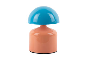 Leitmotiv - Tafellamp Funky Impetu LED - Peach orange & aqua blue