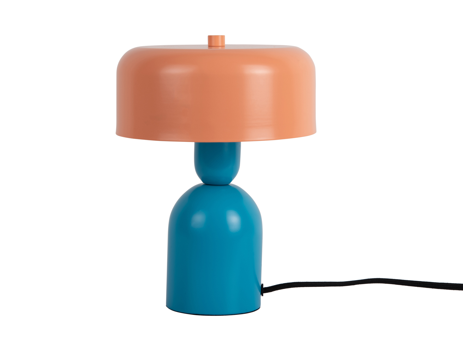 Leitmotiv - Tafellamp Double Funky - Aqua blue & peach orange