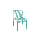 Leitmotiv - Eetkamerstoel Glee - Turquoise blue