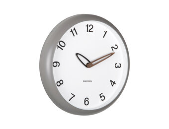 Karlsson - Wandklok Bella - Donkergrijs