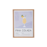 Present Time - Wall Art Pina Colada - Zachtpaars