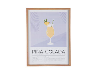 Present Time - Wall Art Pina Colada - Zachtpaars