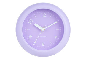 Karlsson - Wandklok Slope - Zachtpaars- Ø20cm